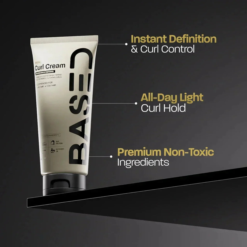 BASED Crema per Ricci - etichetta prodotto per uomini UK
