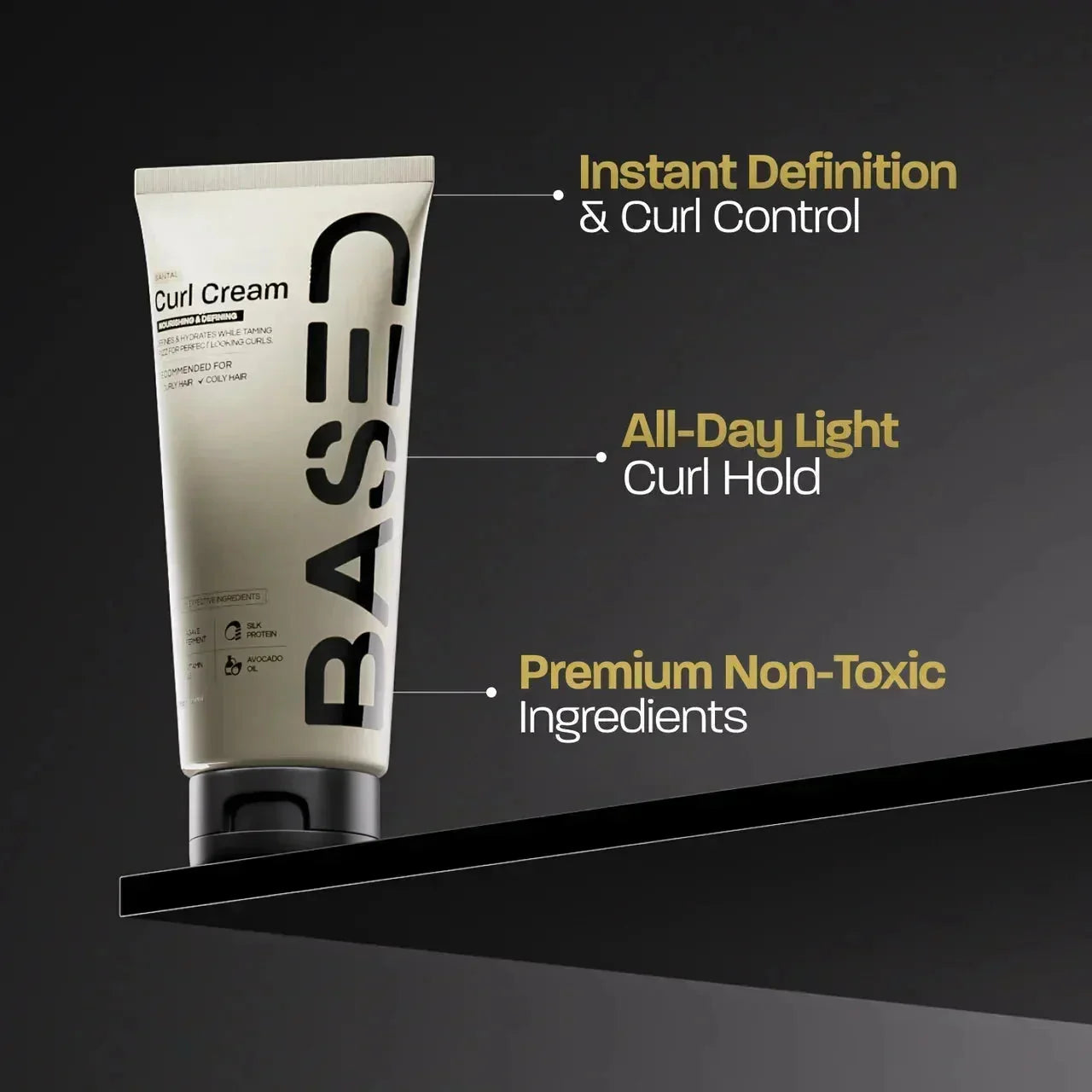 BASED Crema per Ricci - etichetta prodotto per uomini UK