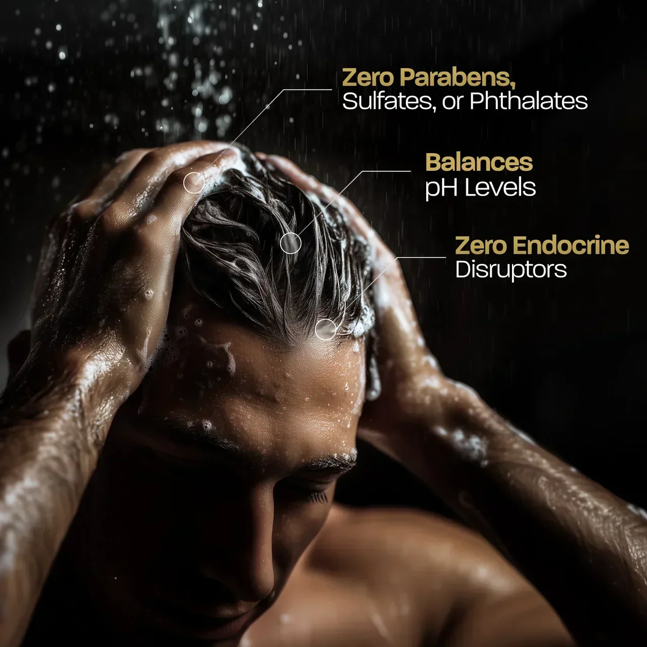 BASED Shampoo - vista laterale per uomini UK